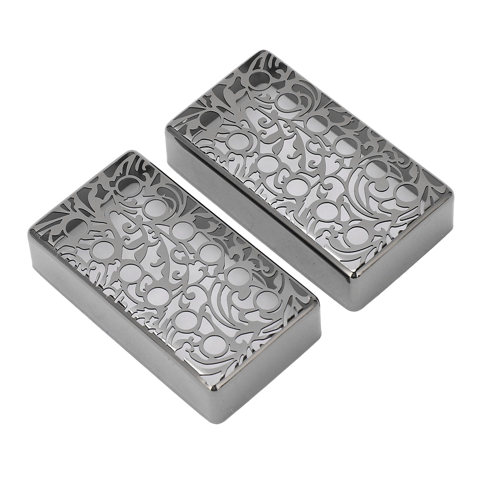 Copri Pickup Humbucker Copri Pickup per Chitarra in Metallo Vintage Parti di Ricambio per Chitarra Elettrica Stile LP a 12 Fori