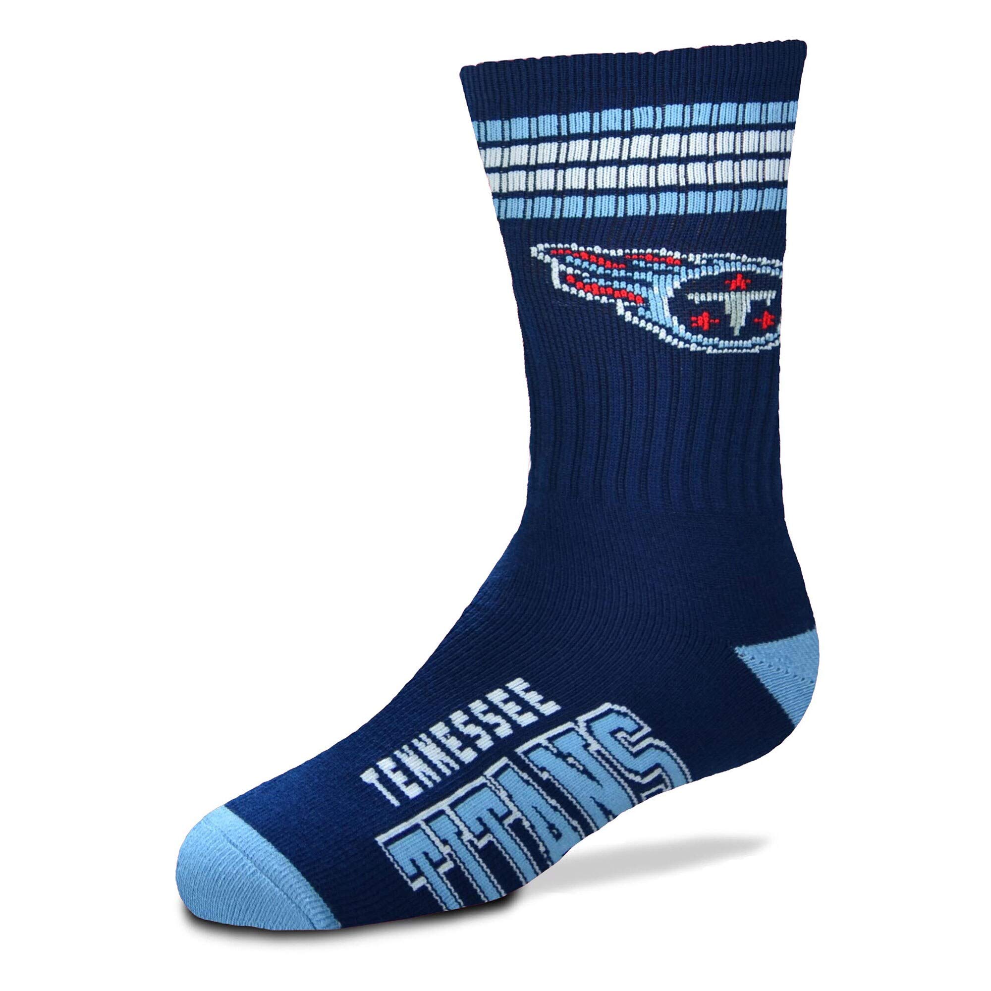For Bare FeetYouth Philadelphia Eagles 4-Stripe Deuce Quarter-Length Socks