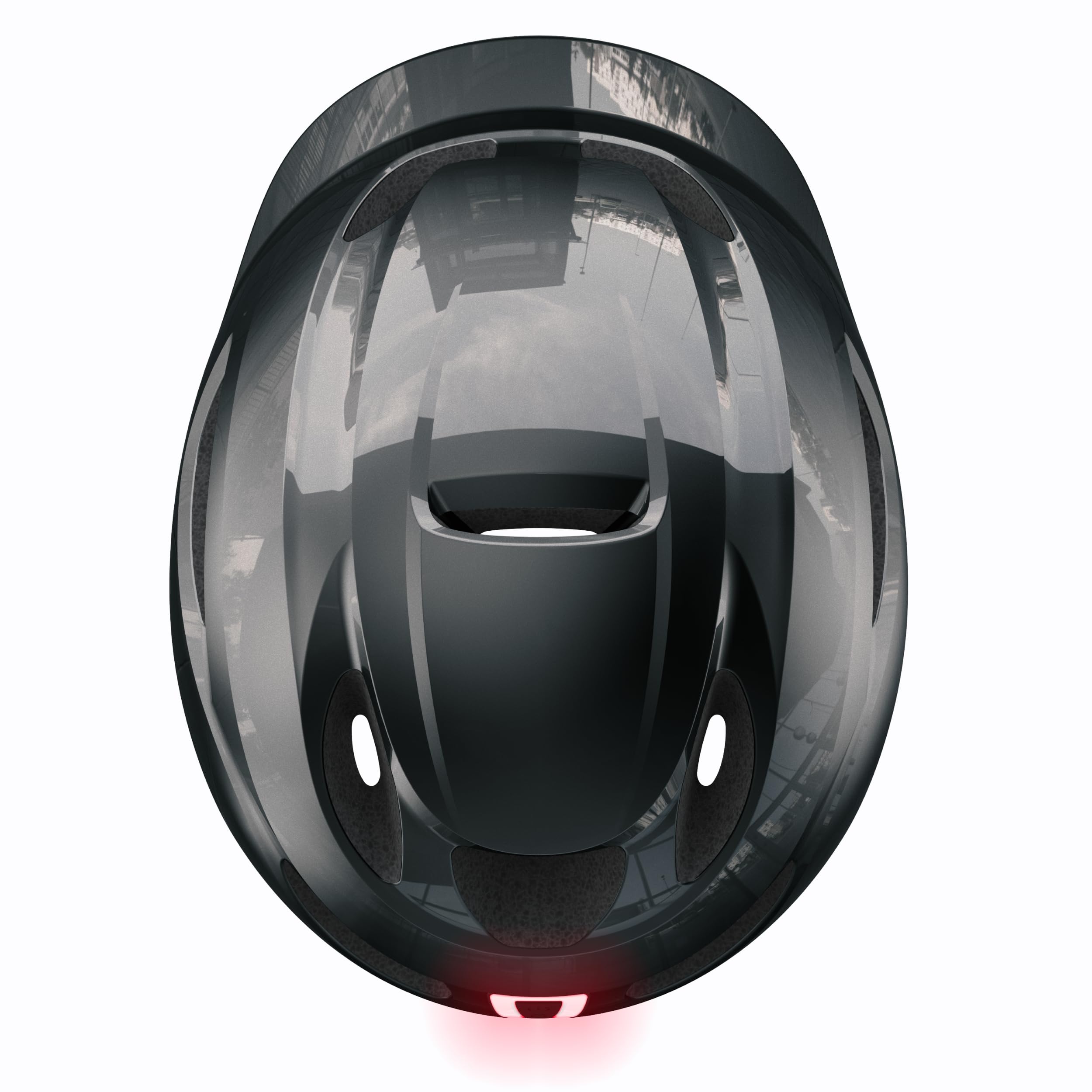 Casque LED VTT Vélo Trottinette Électrique Rechargeable Multisports Noir pour Homme Femme