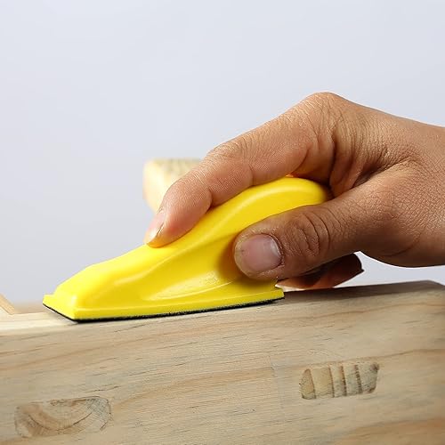 Miniatura 4 de Kit de micro lijadora, hojas de papel de arena, 80 unidades, surtido de papel de lija de gancho y bucle, grano 320 a 3000, 3.5 x 1 pulgada, mini