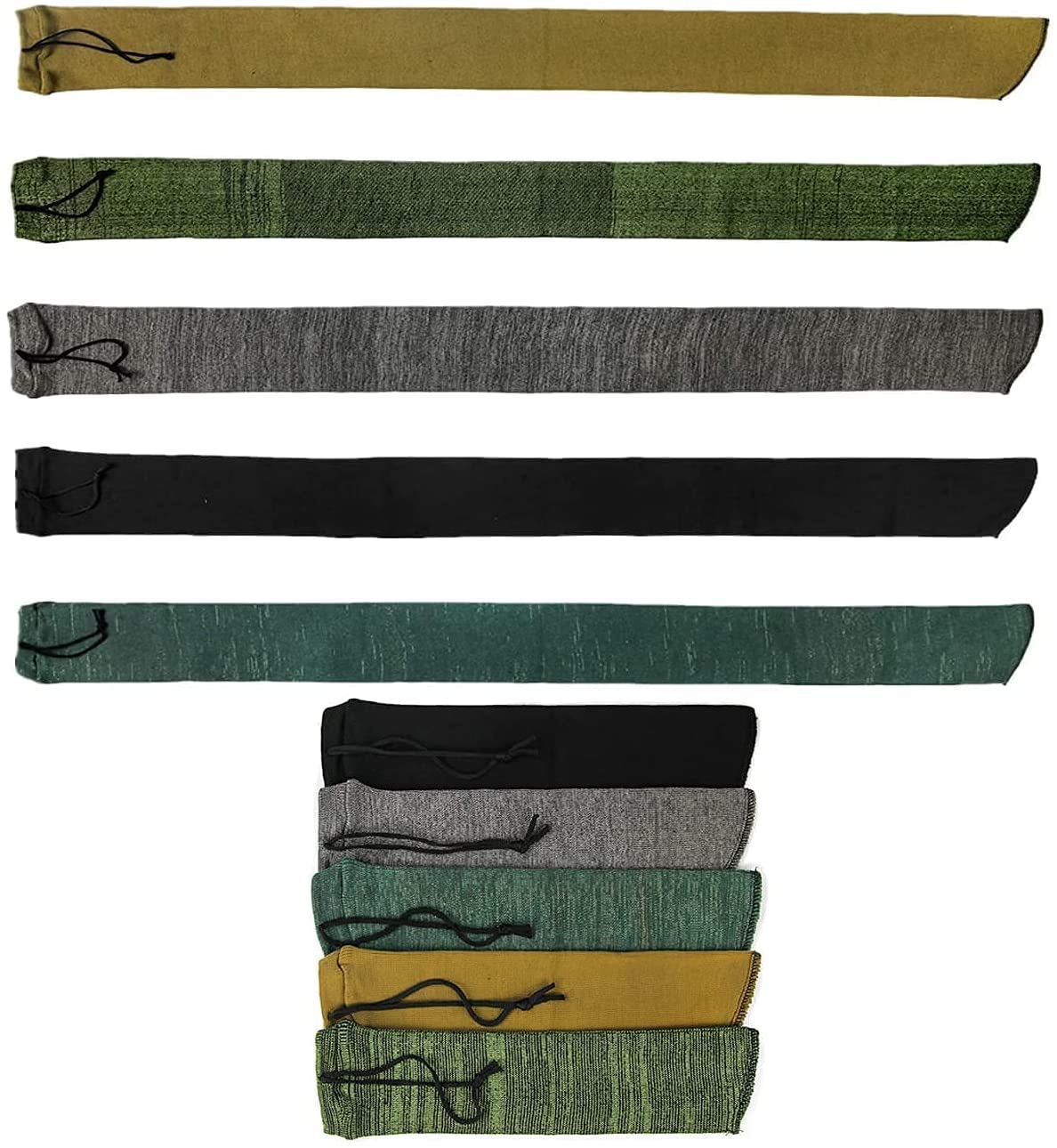 SCHIEBEN Silicone Treated Knit Gun Sock for Rifle/Shotguns - Mixed Colors