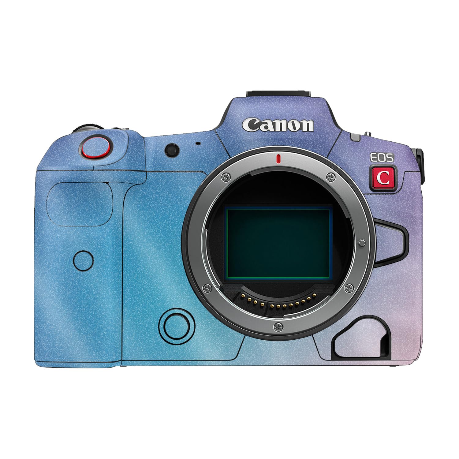 Glossy Glitter Camera Skin Compatible with Canon EOS R5C (2022) - Royal Haze - Premium 3M Vinyl Protective Wrap Decal Cover - Easy to Apply | Crafted in the USA by MightySkins