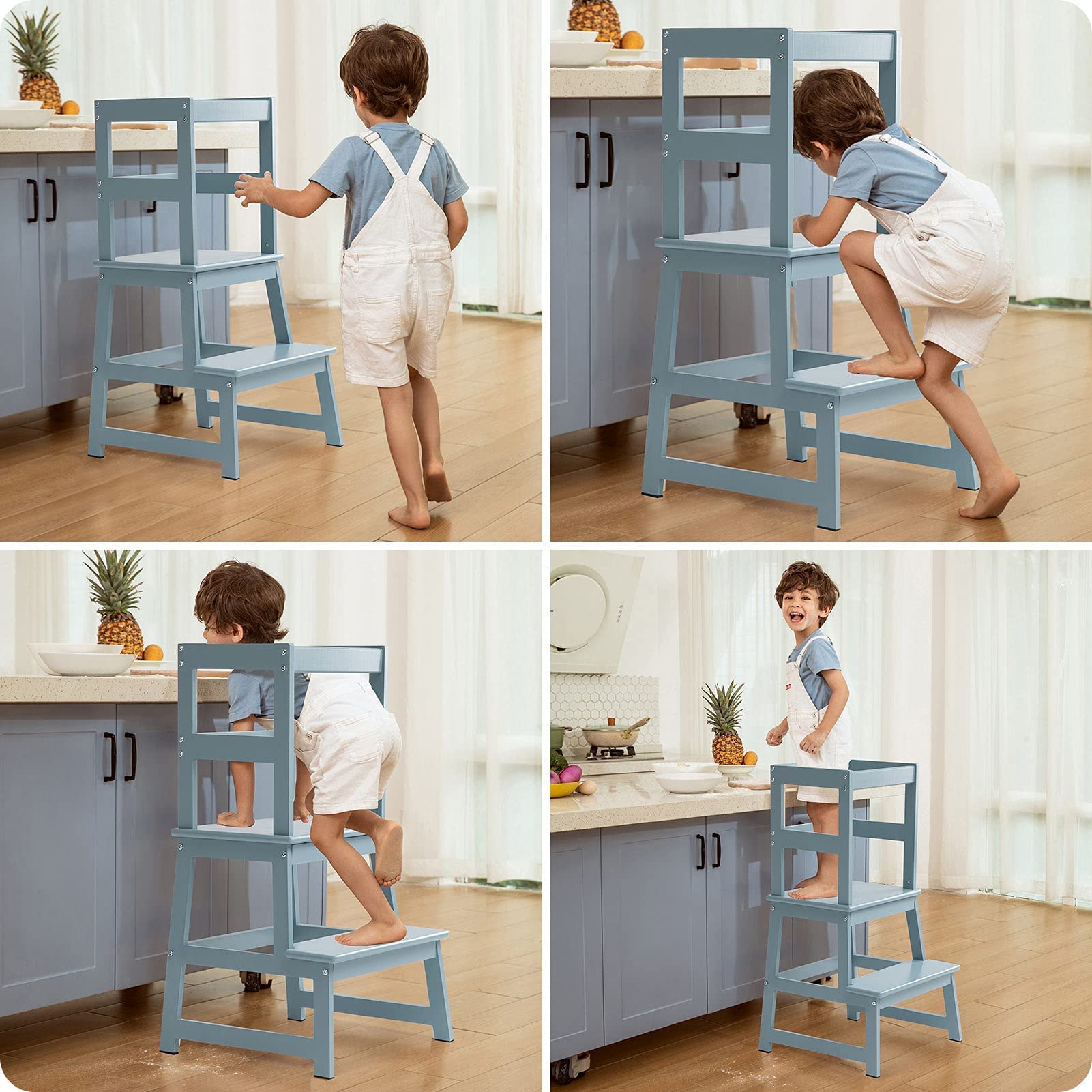 Kitchen Step Stool for Toddlers,Kids Montessori Learning Stool,Baby