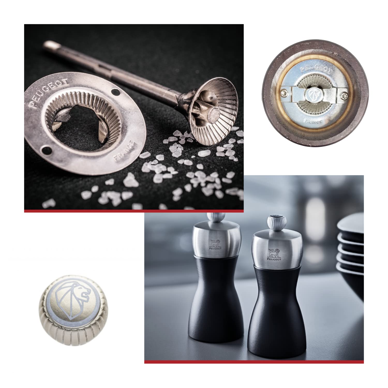 PEUGEOT プジョー ソルトミル ステンレス プジョー Peugeot ステンレススチール ソルトミル 約18cm フランス製