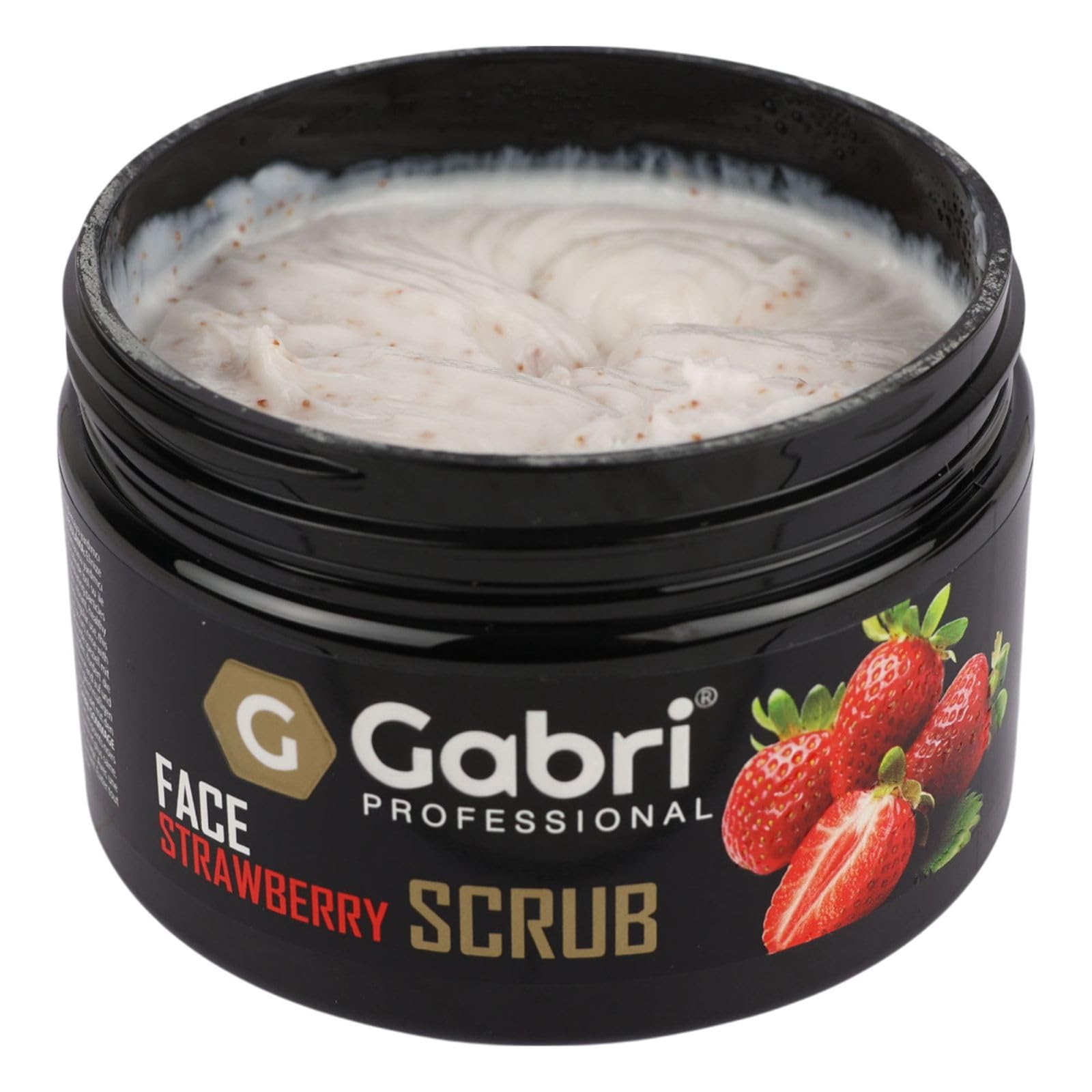 Gabri Professional Face Scrub Strawberry 300ml, Gentle exfoliation, Natural extracts - Image 2