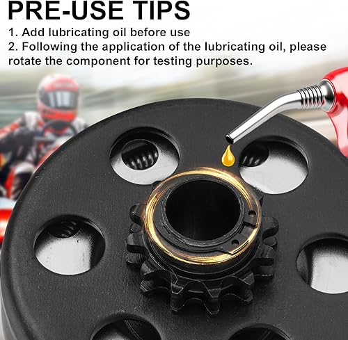 Miniatura 4 de Embrague Go Kart de alta resistencia de 58 pulgadas de diámetro 11T para cadena #35, embrague centrífugo apto para motos mini 2.8HP 97cc motores,