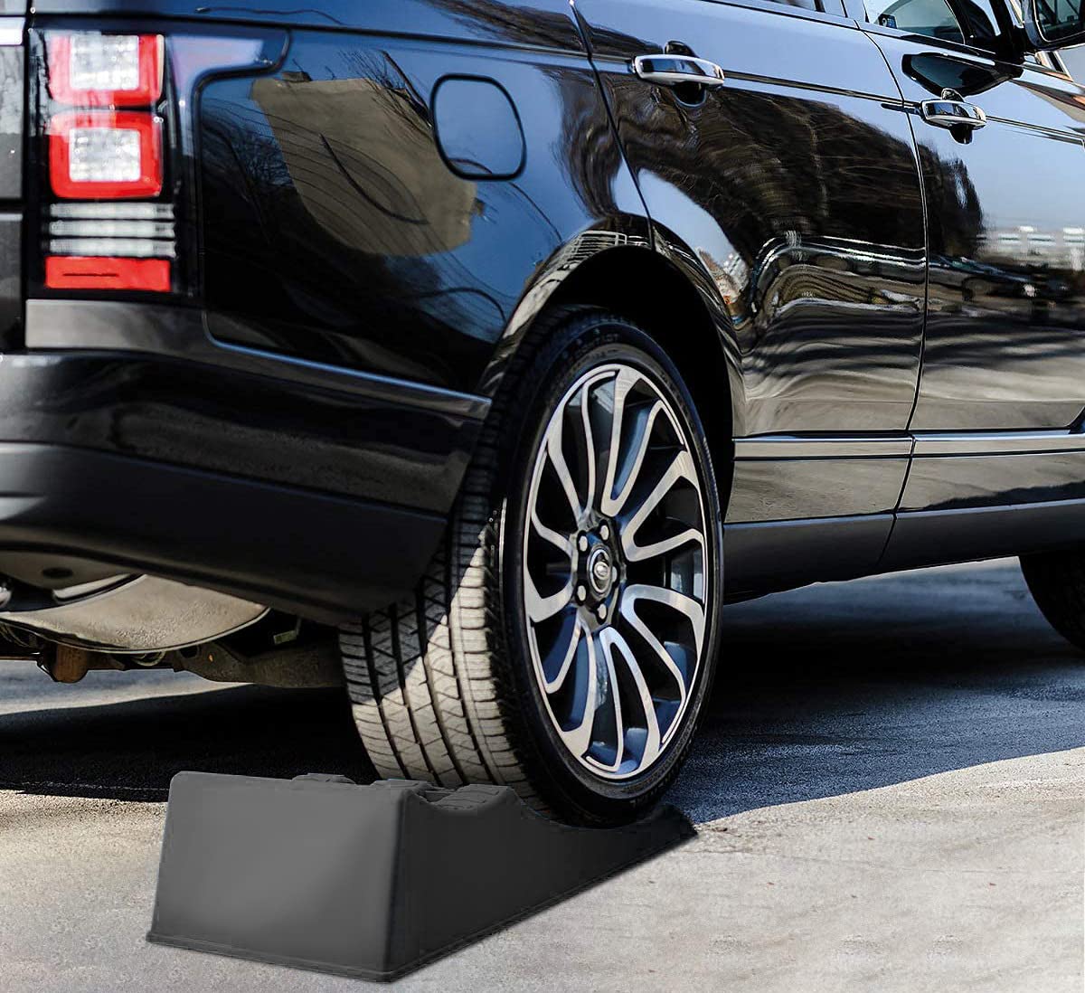 JOMAFA Par De Rampas Elevadoras Con Funda Transporte, Hasta 3000 Kg Rampas de servicio para automóviles Rampas de acceso Negro