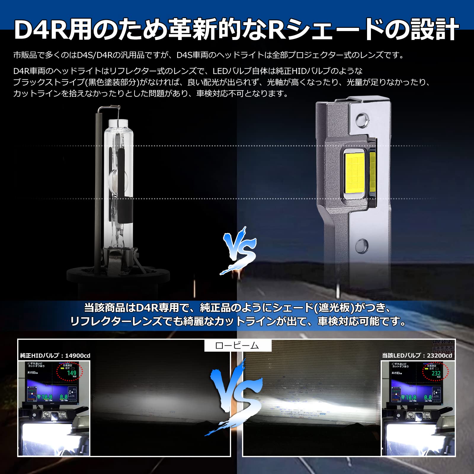 Amazon | D4R LED バルブ ヘッドライト ポン付け HIDをLED化 Amazon | D4R LED バルブ ヘッドライト ポン付け HIDをLED化