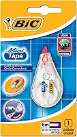 BIC, Corretivo em Fita, Mini Tape, 6 Metros, 1 Unidade