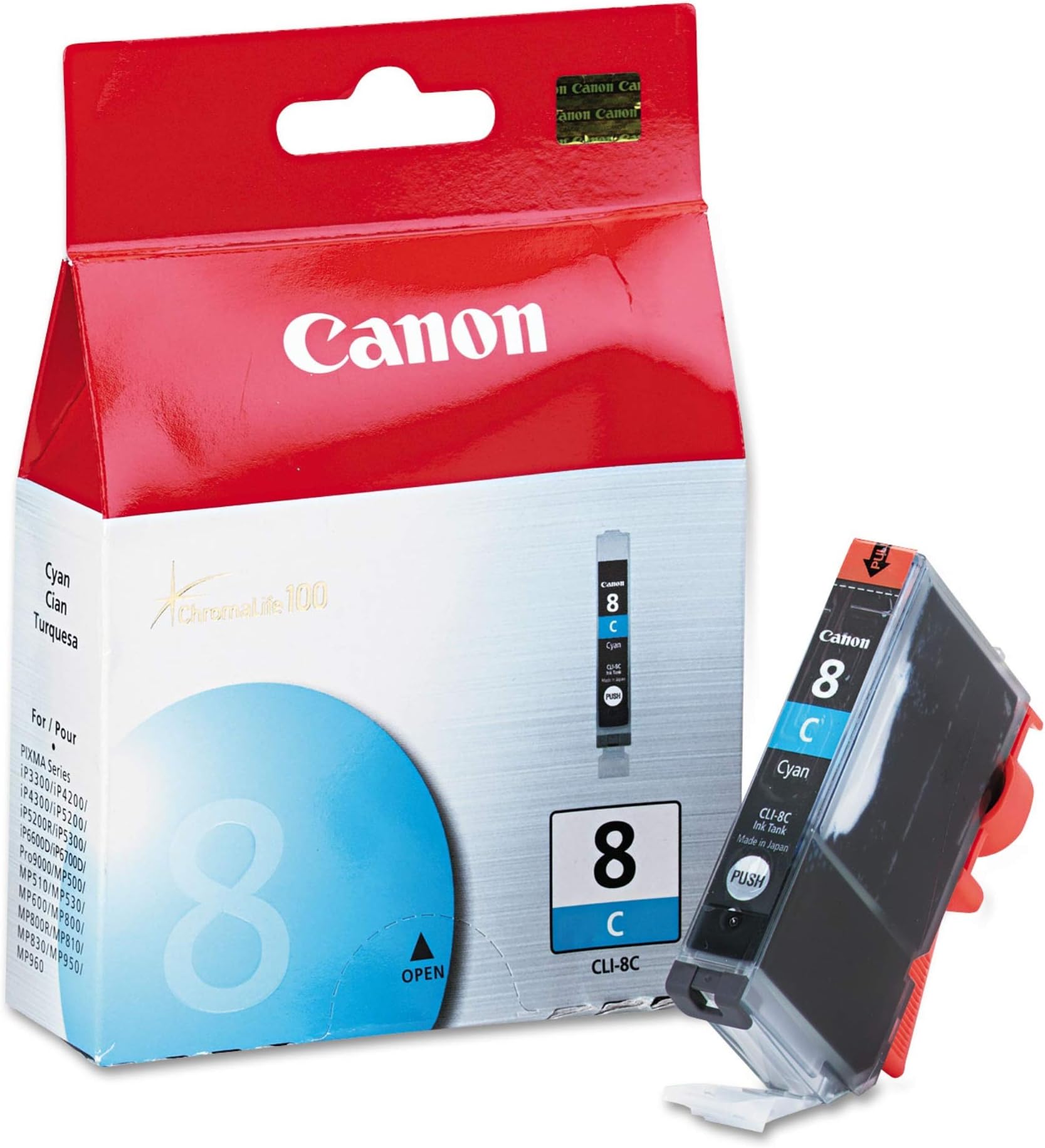 Set Di 3 Cartucce D'Inchiostro Canon CLI-8C Ciano - Foto 3
