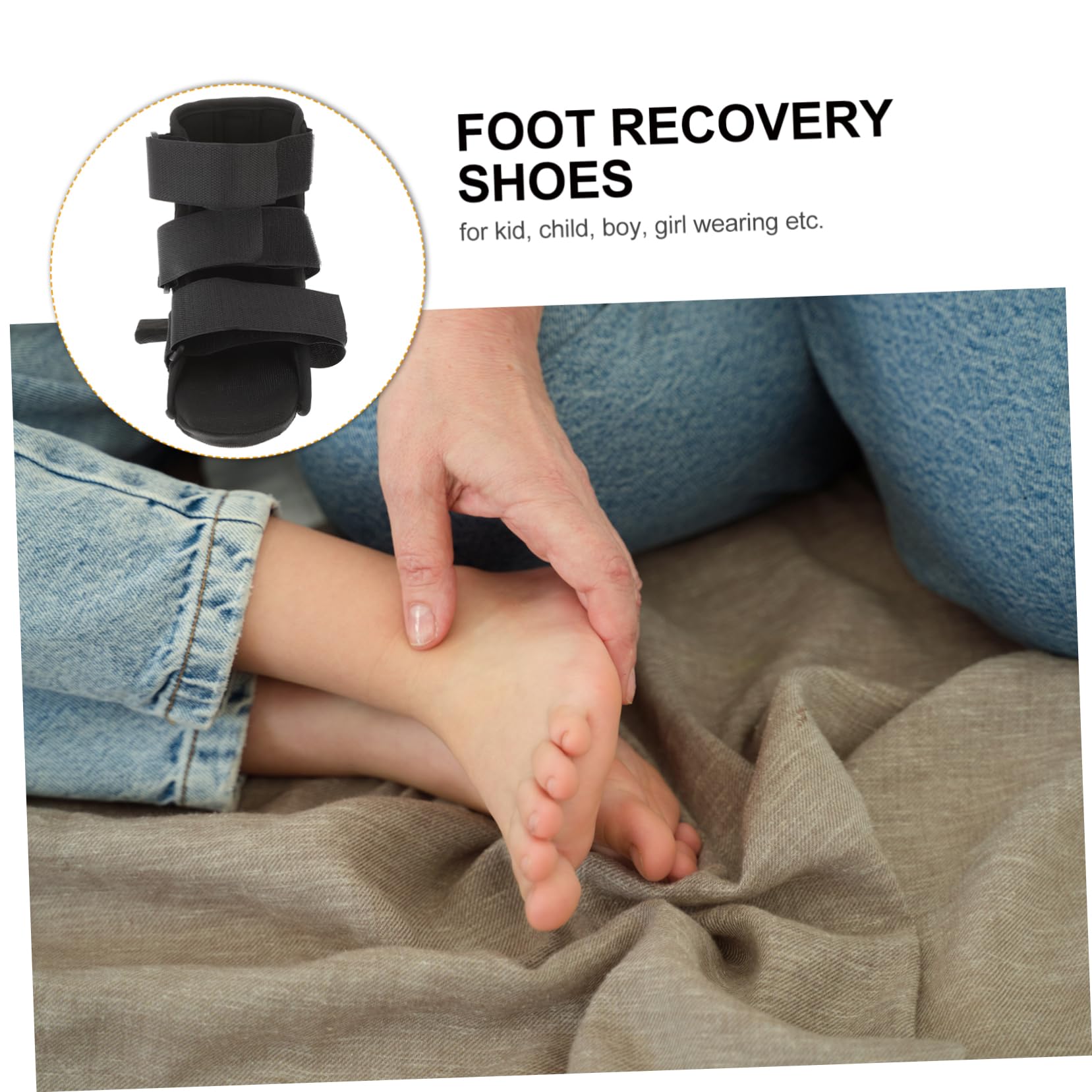 FRCOLOR Shoes for Kids T-shaped Foot Correction Spikes Ankle Support for Boys Girls Safe Material