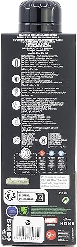 Miniatura 4 de Marvel - Botella de agua reutilizable con doble aislamiento de acero inoxidable de 17.4 fl oz