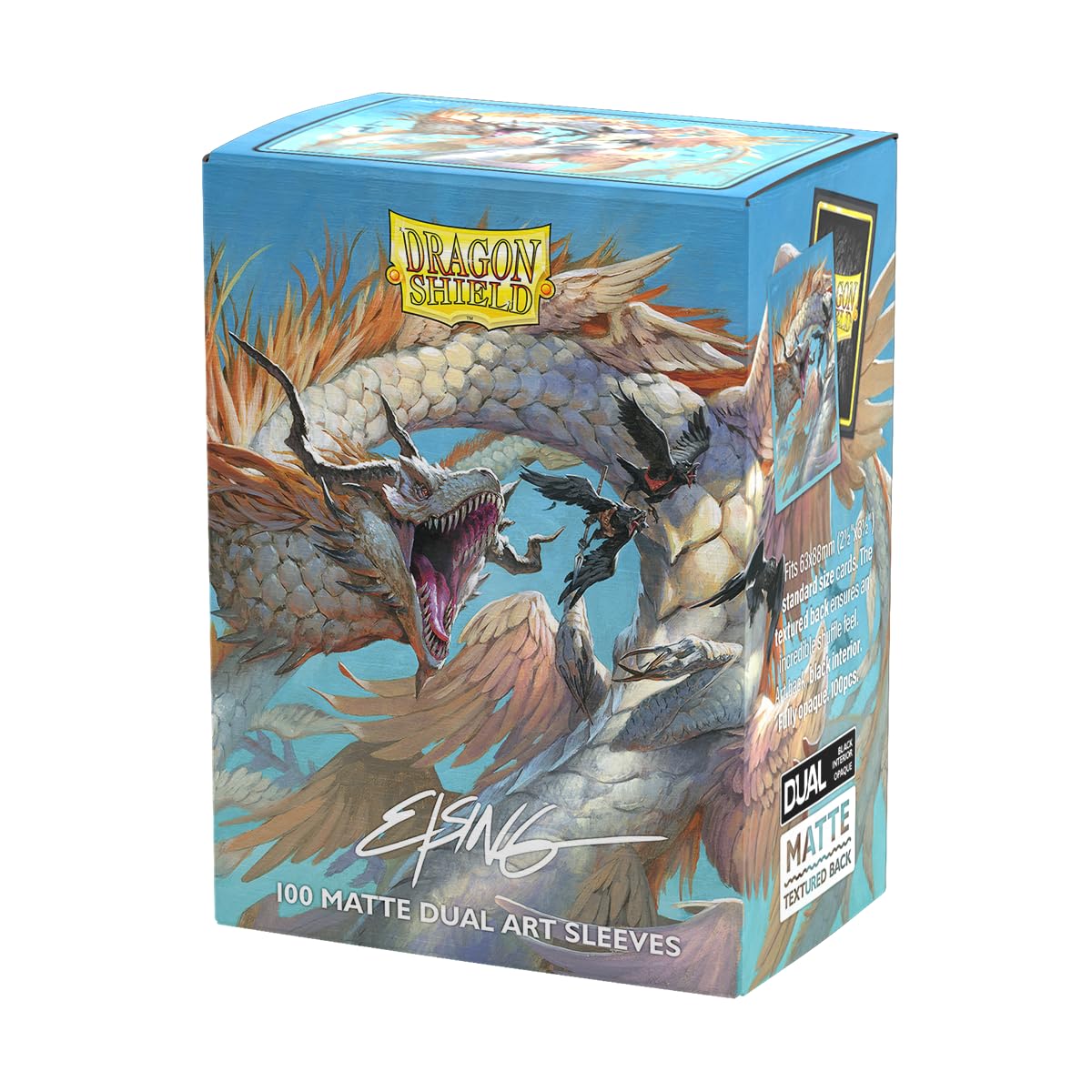 Dragon Shield | Matte Dual Art Sleeves | The Ejsingandr | 100 CT - Smooth & Tough Premium TCG Sleeves | Compatible with Pokemon, One Piece & Magic the Gathering — image 1