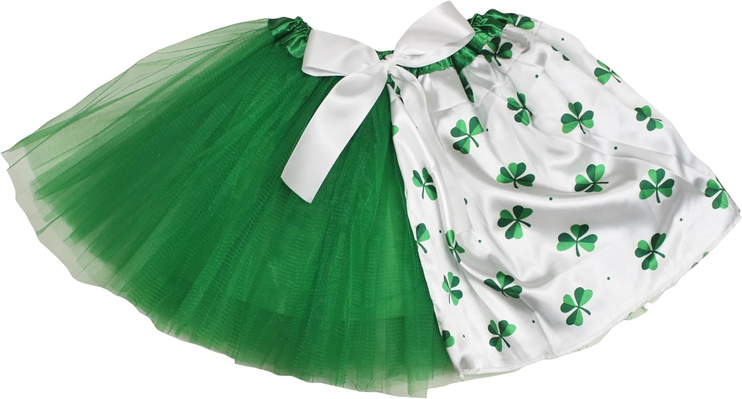 Petitebella St Patrick's Day Theme Girl Tulle Tutu 1-10y