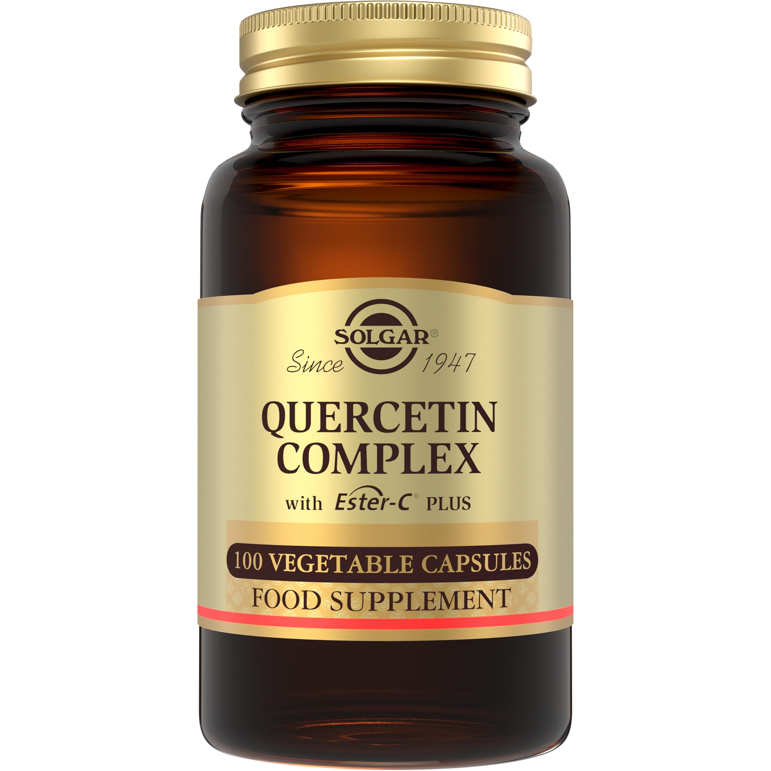 Solgar Quercetin Complex with Ester-C Plus Vegetable Capsules - 100 count (Pack of 1)