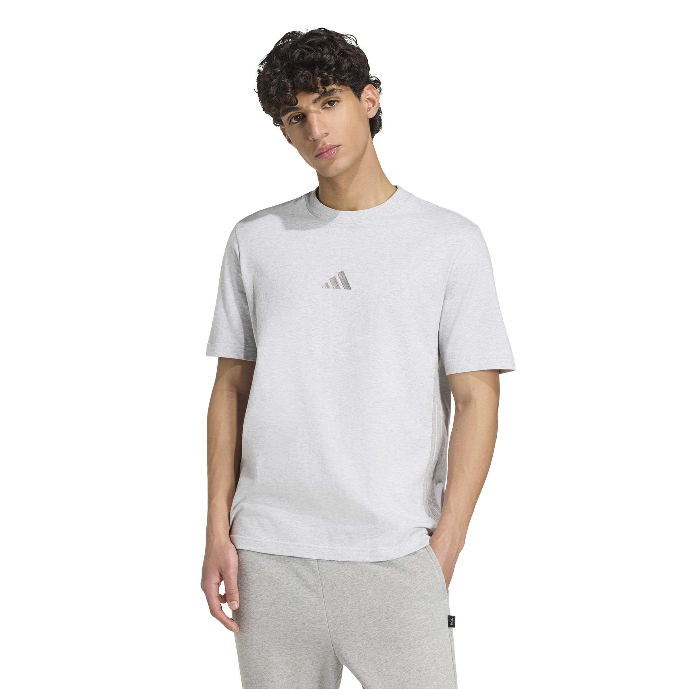 Men's Essentials Single Jersey 3-Stripes T-Shirt