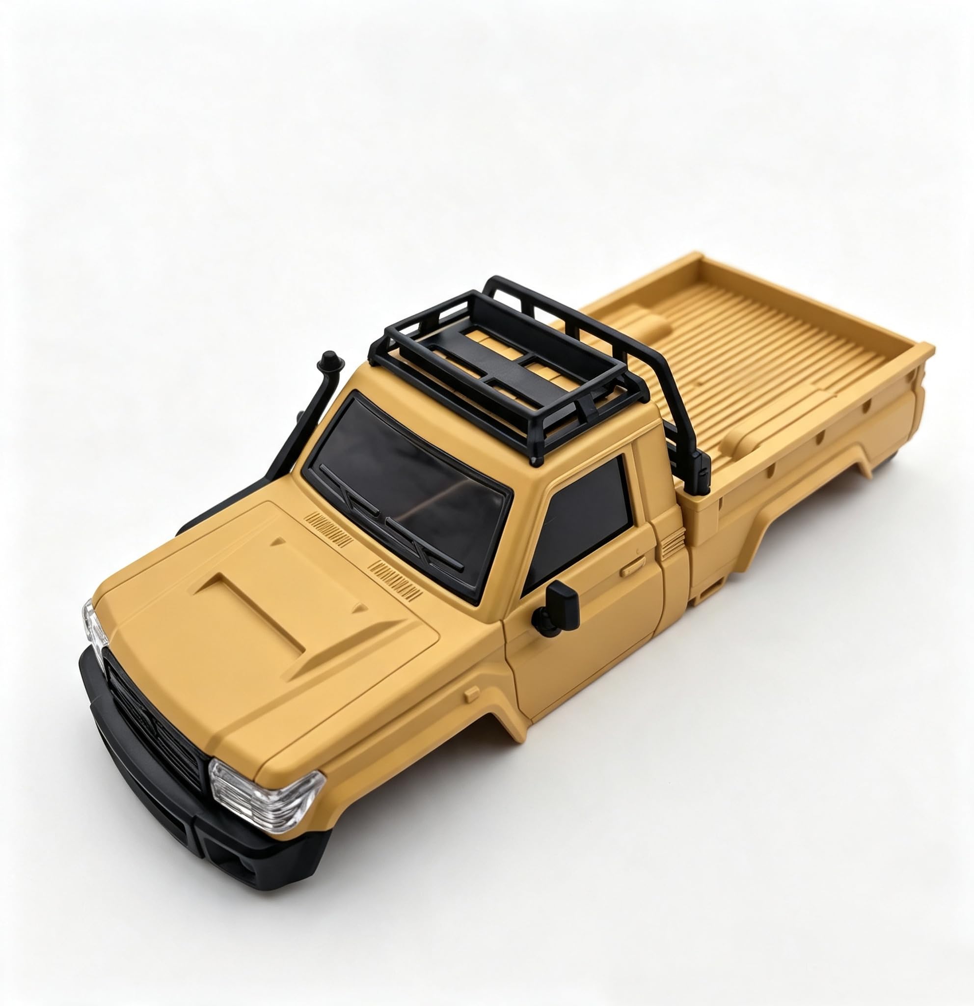 Hobby-Details LC79 Hard Body Kit for Axial SCX30 Crawler，Desert Yellow