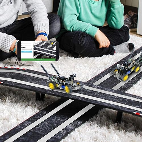 Miniatura 7 de Kit de robot de carreras con IA para automóvil de burro, impulsado por Jetson Nano Deep Learning Plataforma de conducción autónoma para autos a