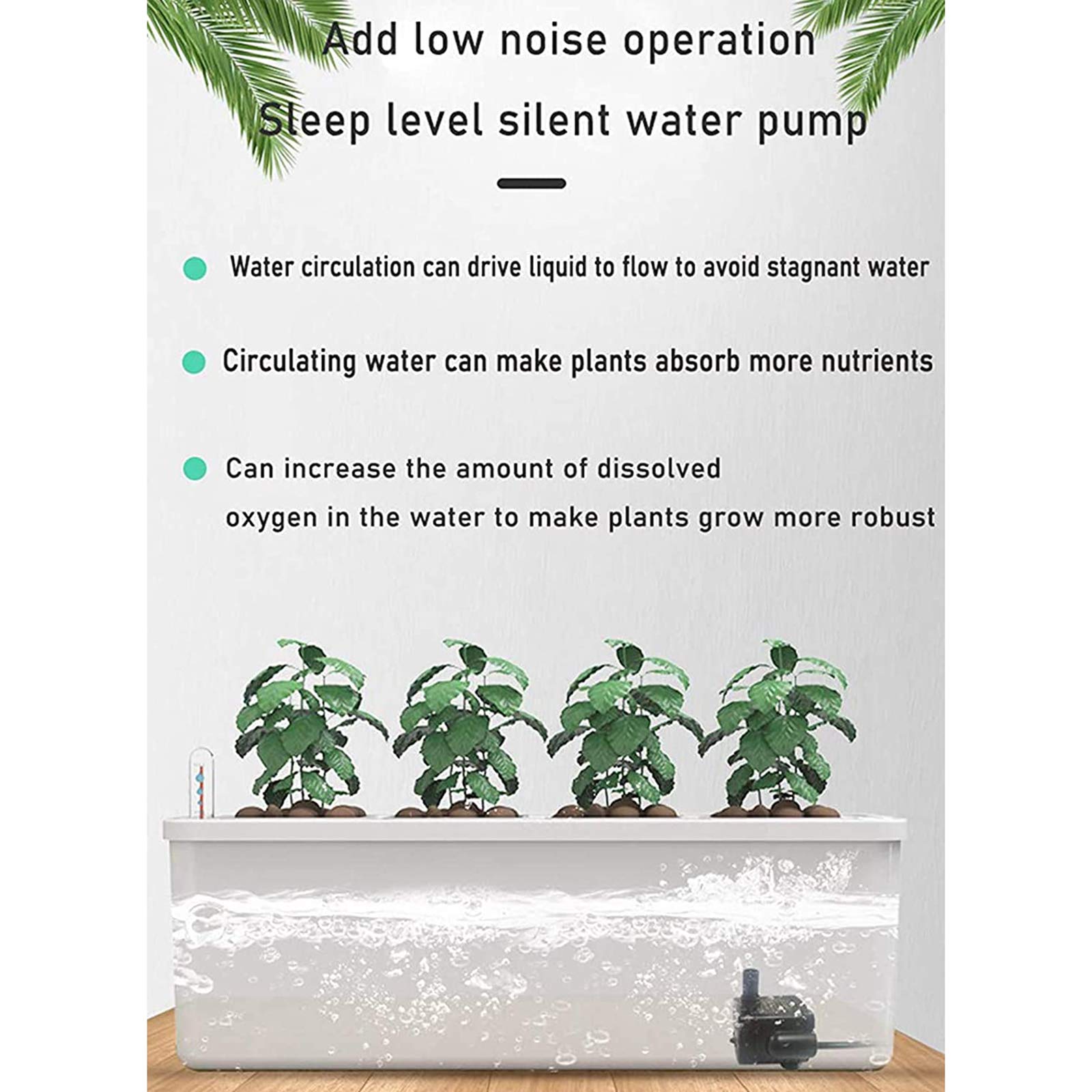 Slim Hydrocultuur Kweeksysteem Met LED Groeilamp - WiFi Indoor Kruidentuin Met Zelfbewatering Slim Hydrocultuur Kweeksysteem Met LED Groeilamp - WiFi Indoor Kruidentuin Met Zelfbewatering