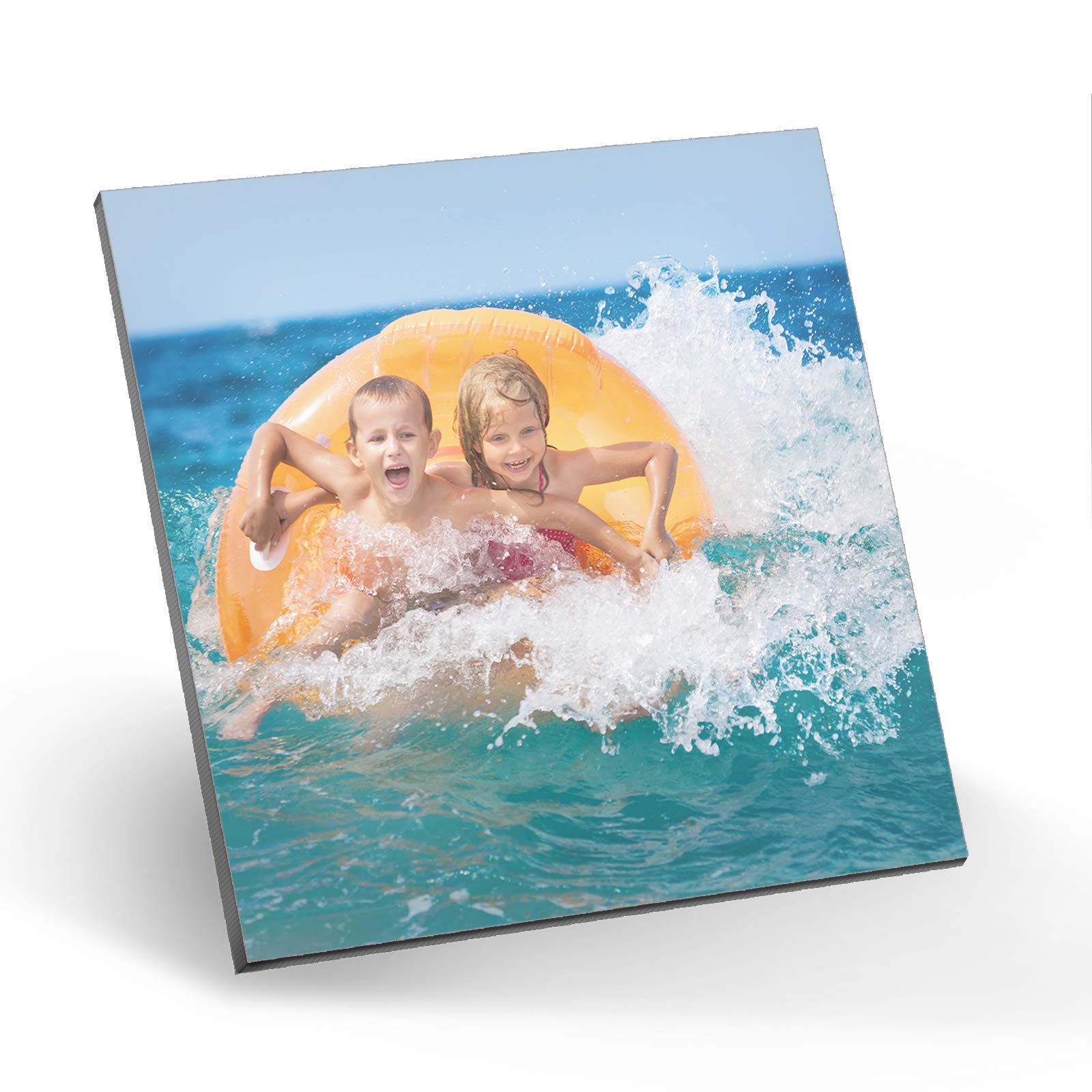 Hairyworm Personalised Wall Art, A4 Square (H:297mm x W:297mm) Metal Plaque with High-Definition Print, Customise with Image/with Photo — image 1