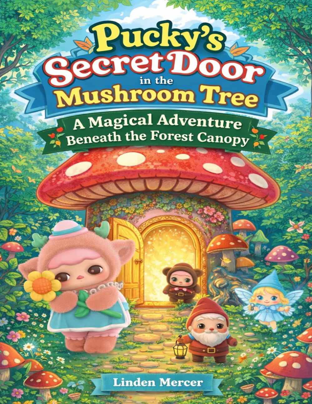 Pucky’s Secret Door in the Mushroom Tree: A Magical Adventure Beneath the Forest Canopy