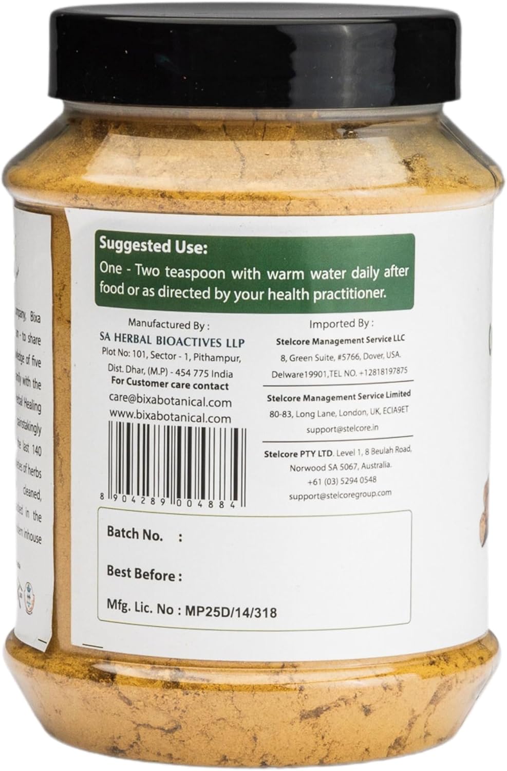 bixa BOTANICAL Calamus Root Powder (Acorus Calamus/Vacha/Sweetflag) Ayurvedic Herbal Supplement | Gluten Free, Non-GMO, Steam Treated, Vegan, 100% Pure (16 Ounce (Pack of 1))