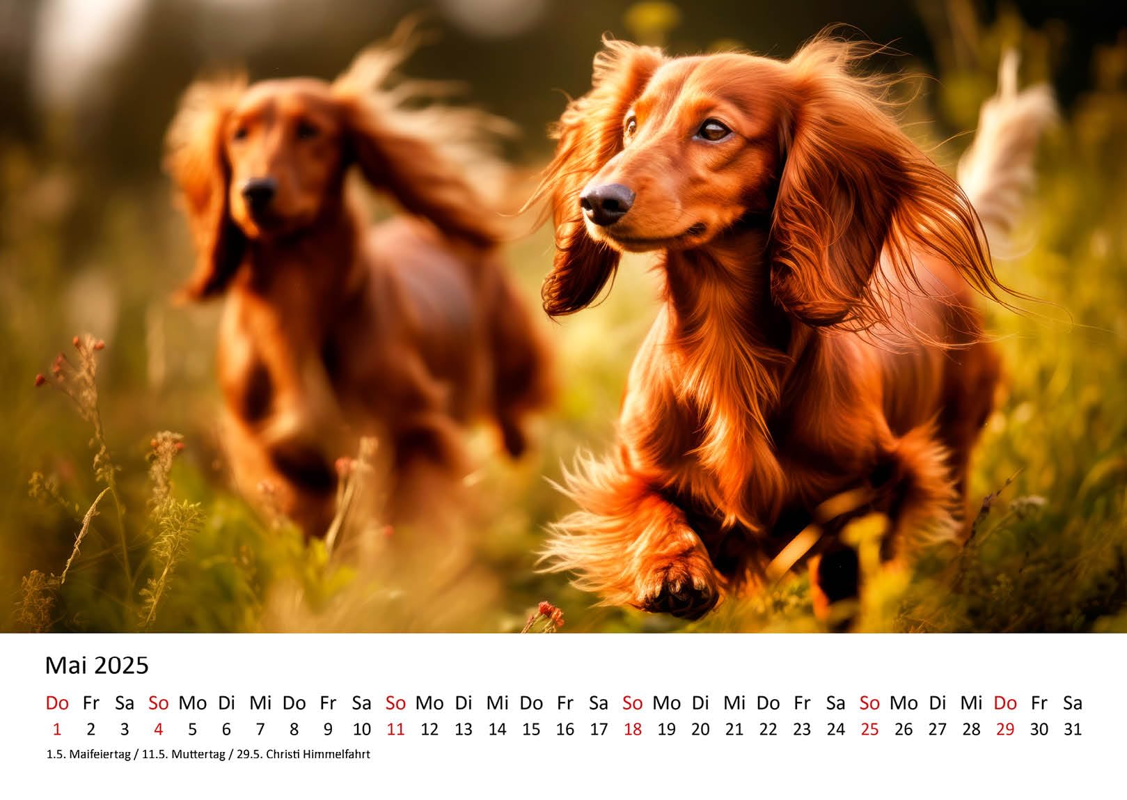 Calendario Delgado De Perro Salchicha 2026 | Calendario De Raza De Perro | 12 Meses | Con Pegatinas De Organización