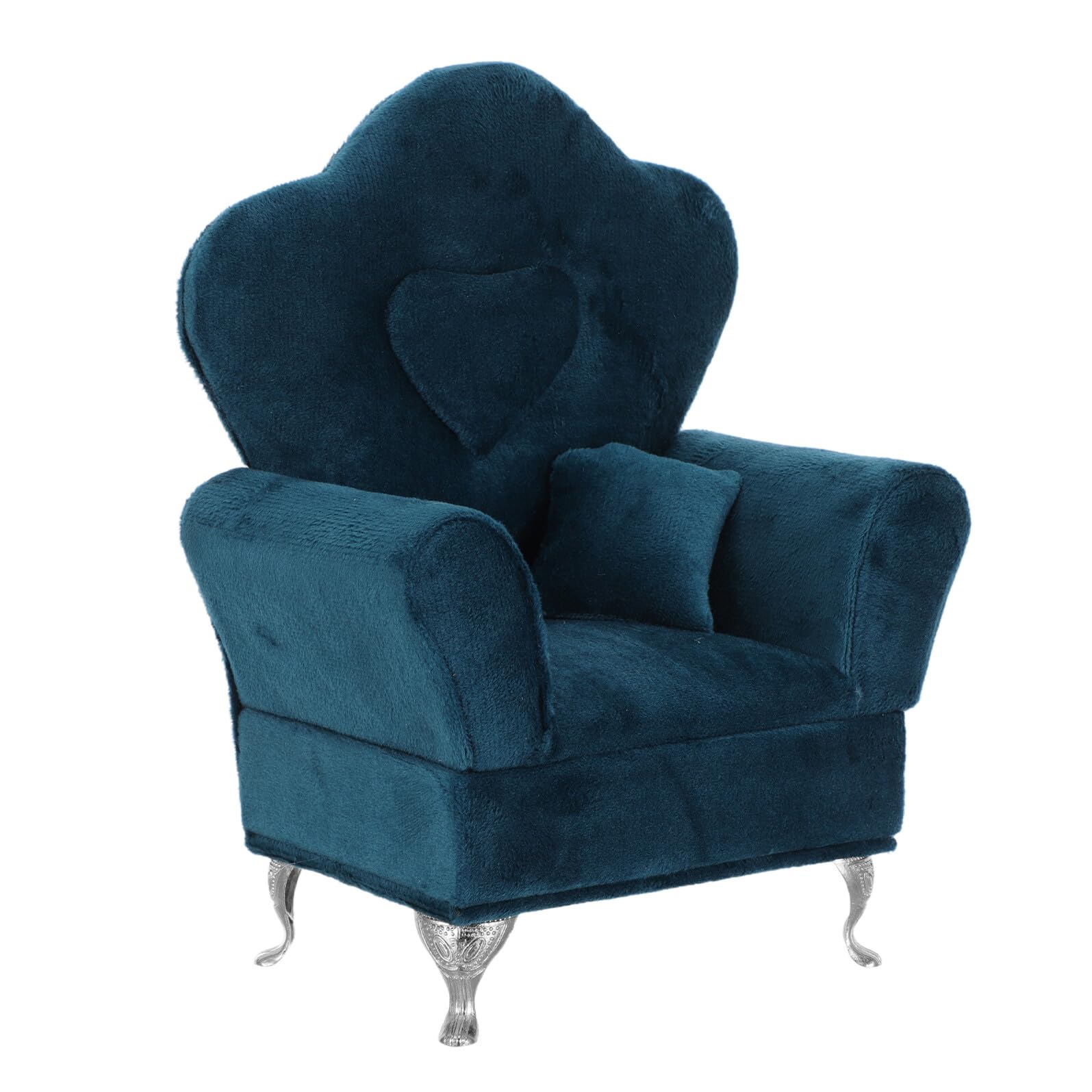Boîte à bijoux compartimentée en peluche douce de voyage 30cm
