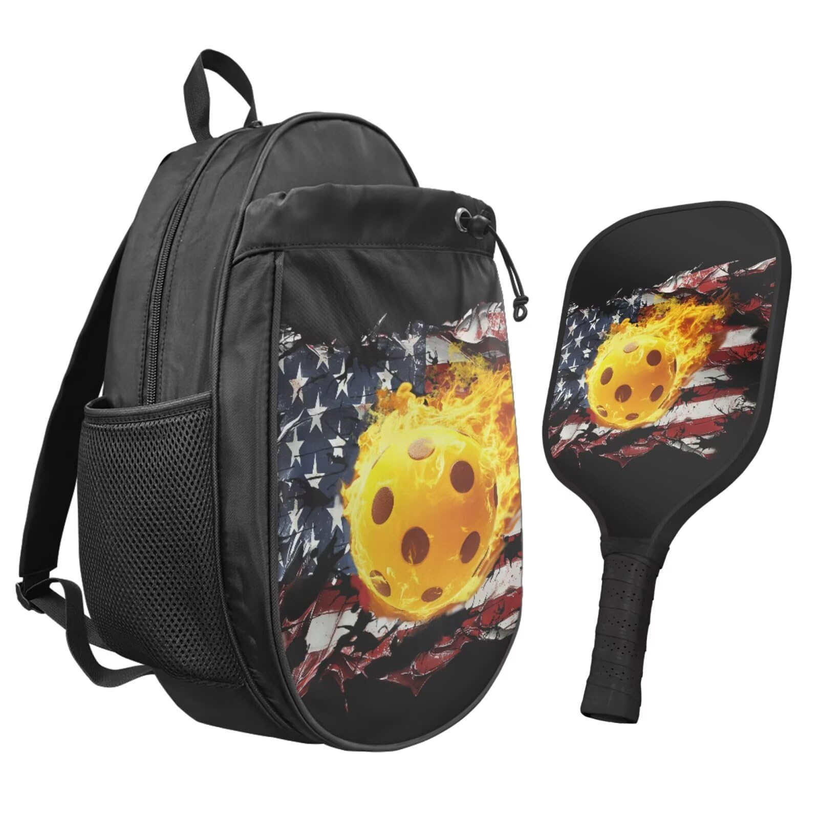 Set di 2 racchette da pickleball, zaino da pickleball, racchette da pickleball, racchette da pickleball, per adulti e adolescenti