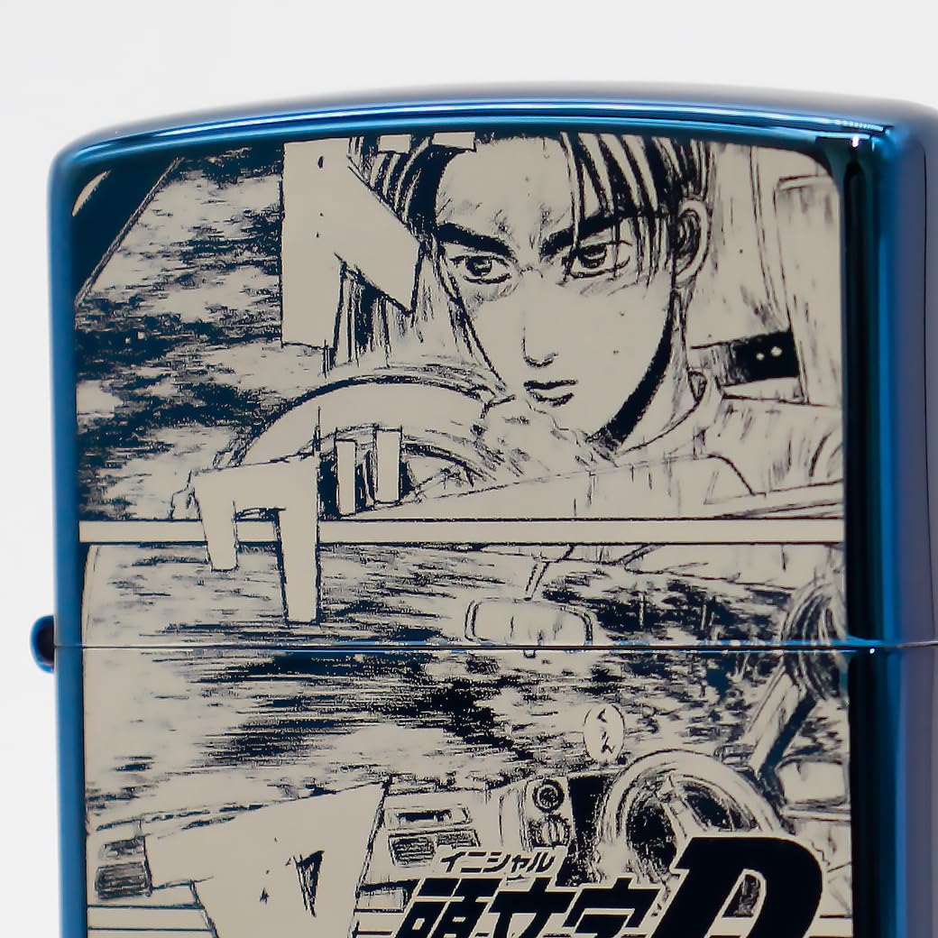 Amazon.co.jp: Zippo 『頭文字D』 ブルーチタン model 藤原拓海 「30th