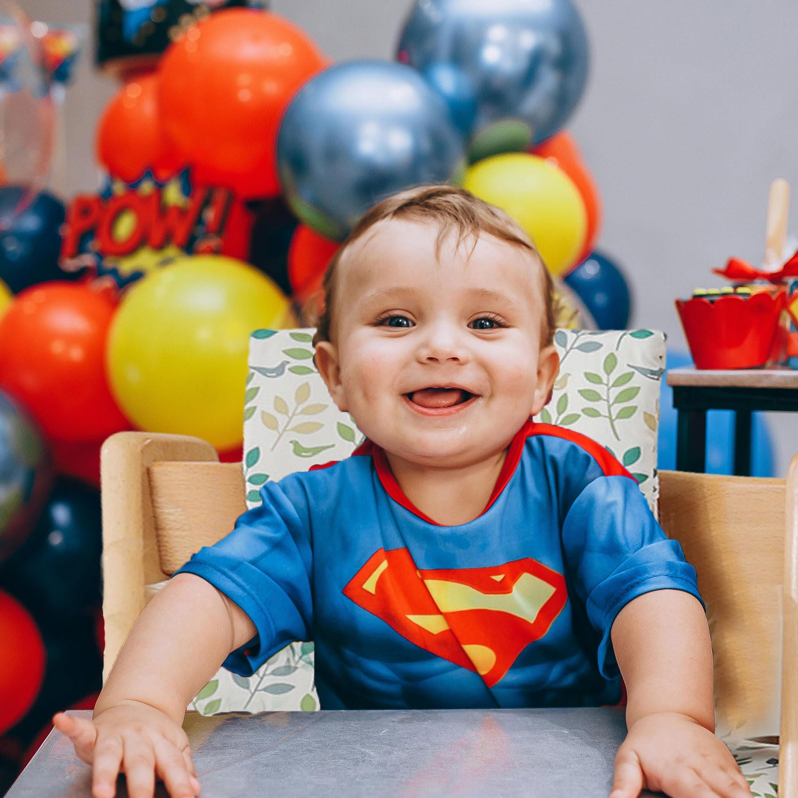 Hochstuhl Kissen für Stokke Tripp Trapp, Rutschfest Hochstuhl Sitzkissen Set, Bio Baumwolle Baby Sitzkissen, Verdickung Weiches Sitzkissen für Baby & Kids mit Klettverschluss, Hochstuhlzubehör (A)