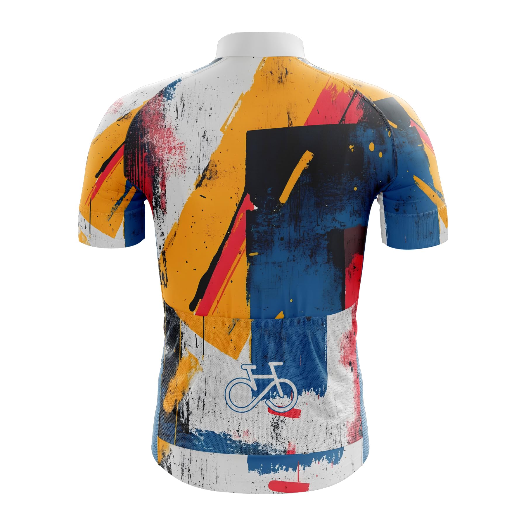 Completo Ciclismo Estivo Uomo, Set Abbigliamento Ciclismo Professionale, Pantaloncini 9D Gel Pad, Maglia Manica Corta Traspirante