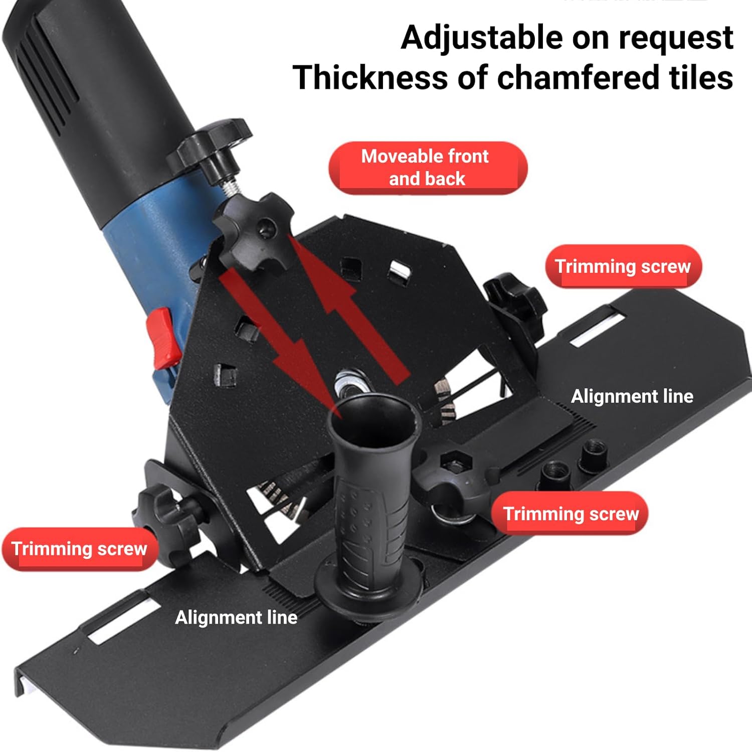 Manual Tile Chamfering Machine 45 Degree Angle Cutter Tool for Ceramic Porcelain Glass Stone Floor Tile Trimming