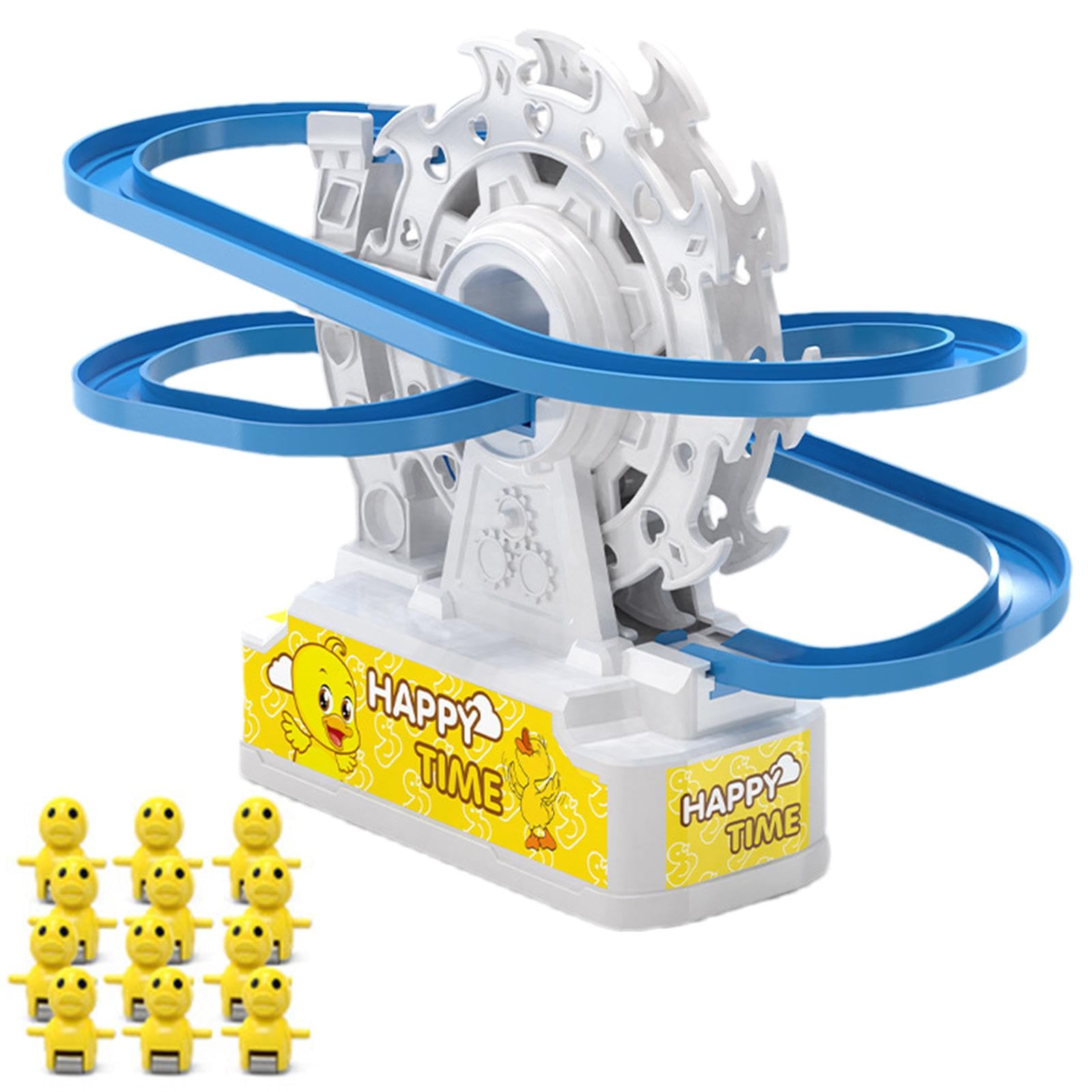 Stronrive Toboggan Canard Grimpeur – Jouet Musical LED Avec 3 Canards Et Pistes – Dès 2 Ans