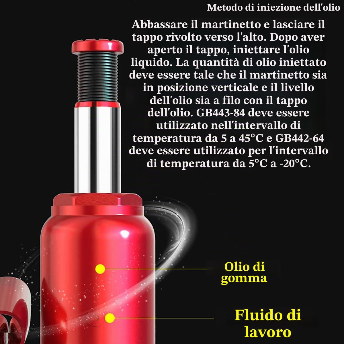 capacità 2/3/6/10T Martinetto Idraulico A Bottiglia A Doppio Pistone Jack A Bottiglia Saldato Martinetto Idraulico Verticale con Manico A Pompa, per Auto Berline SUV,10T