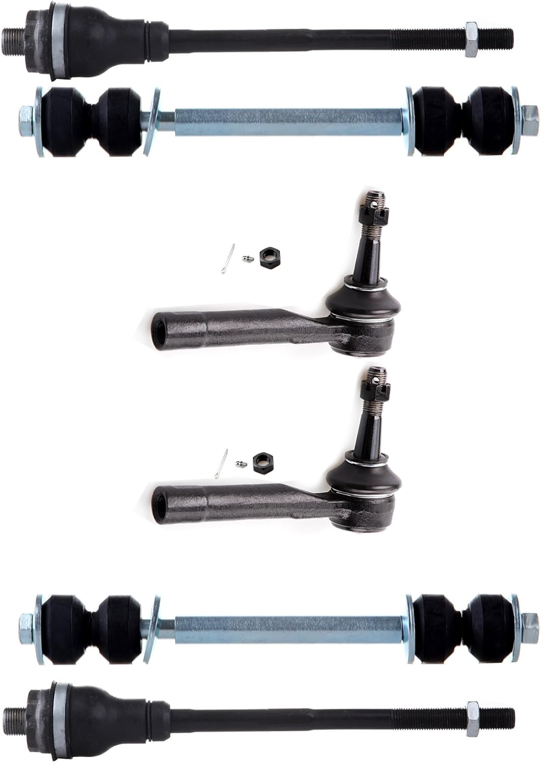 ECCPP Sway Bar Link Kit for Chevrolet Avalanche 1500 for Silverado 1500 for Chevrolet Suburban 1500 for Chevrolet Tahoe for GMC Sierra 1500 for GMC Sierra 2500 for GMC Yukon/XL 1500