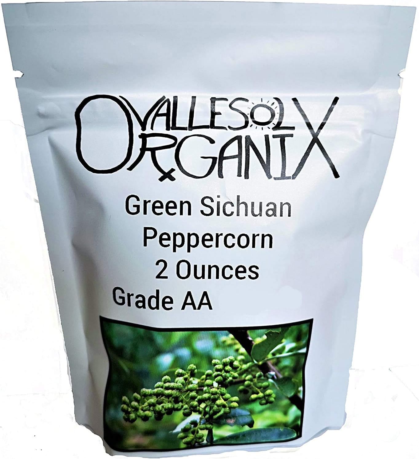 VSO Green Sichuan Peppercorns Whole - Grade AAA 2 oz.