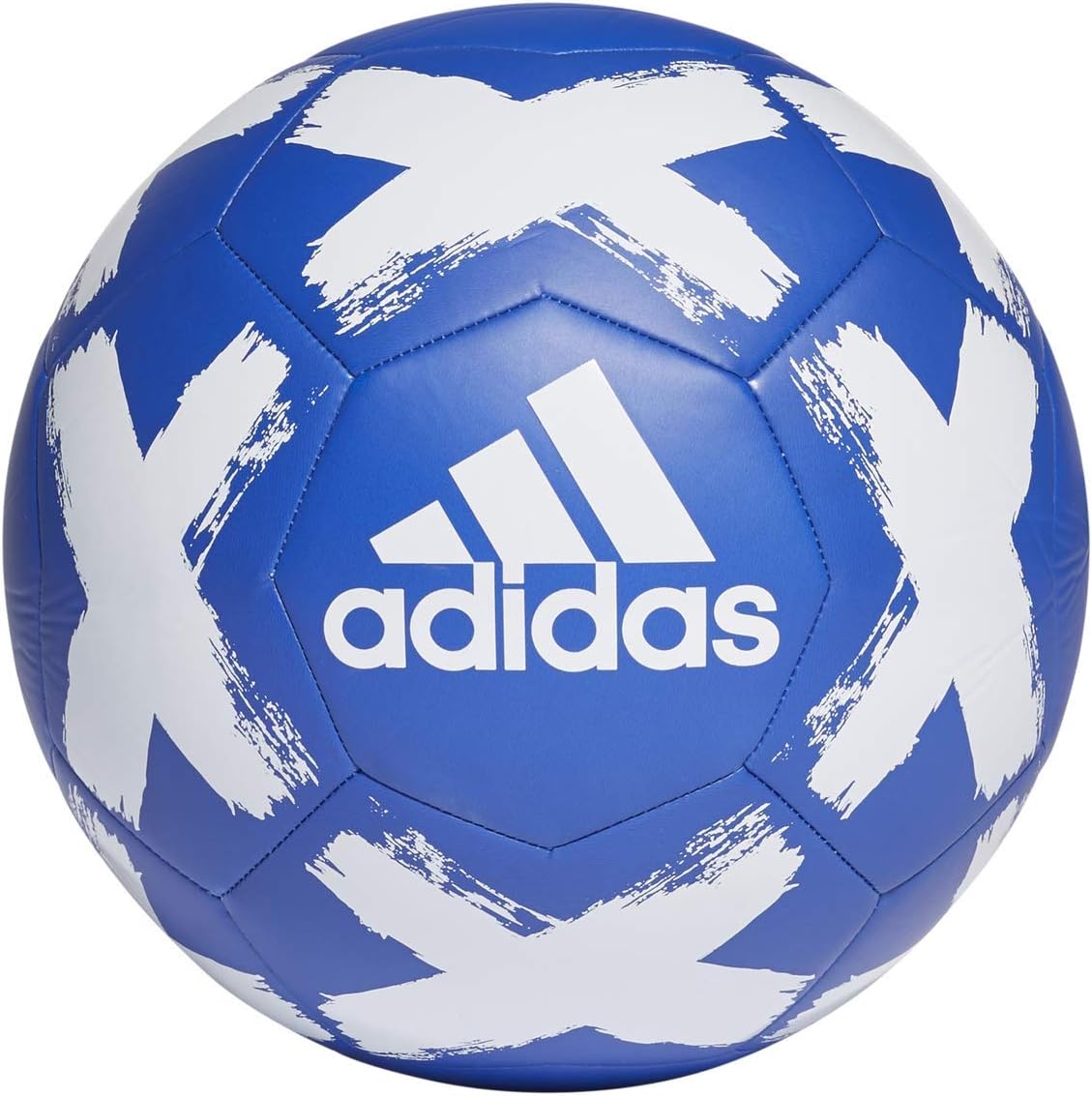 adidas Unisex Starlancer Club Soccer Ball, Team Royal Blue/White, 4