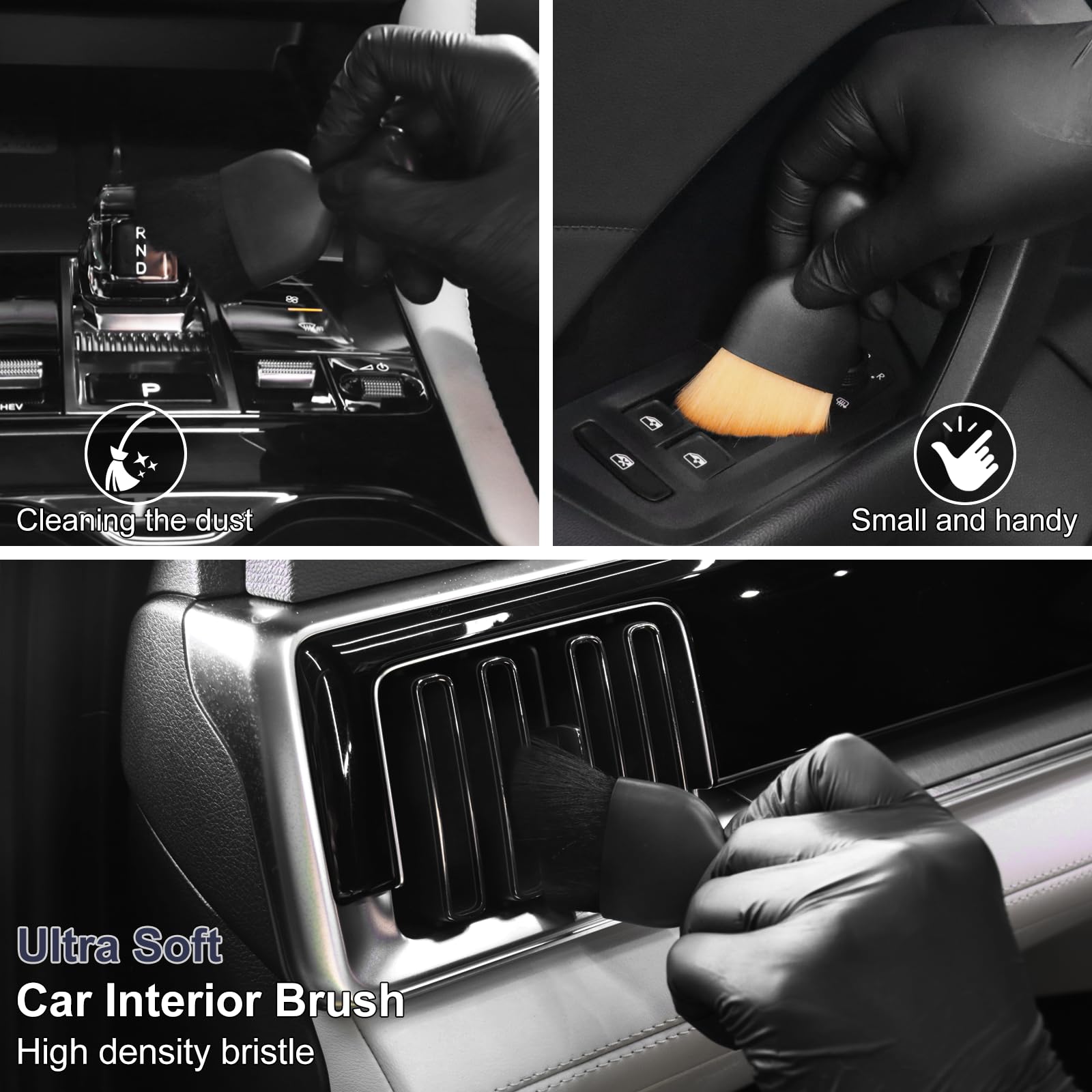 Car Detailing Brush Set - Interior Cleaning Kit -6 Car Detailing Brush Set - Interior Cleaning Kit -6
