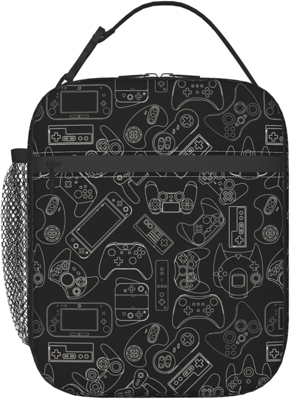 Amazon.com: Abucaky Video Game Controller Background Portable Lunch Bag ...