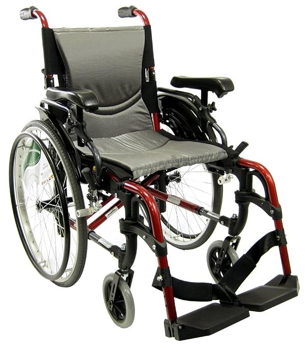Karman 29 pounds S-305 Ergonomic Wheelchair 18" Pearl Silver by Karman Healthcare - Used condition - US$576.58