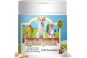 Eggshell Powder Calcium Supplement for Strong Bones and Nourished Joints in Cats (16 oz.)