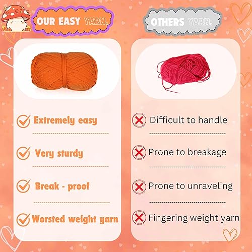 Miniatura 5 de yhwsymgmho Kit de ganchillo para principiantes kit de 2 piezas de animales Amigurumi-Kit con tutoriales en video paso a paso - Kit de tejido fácil