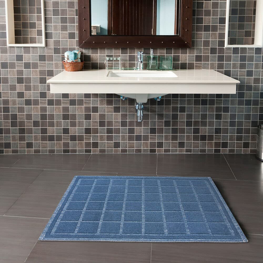 Tappeto In Cotone 3D 70x130 Cm - Morbido, Lavabile, Per Bagno, Cucina E Camera, Colore Grigio - Foto 7