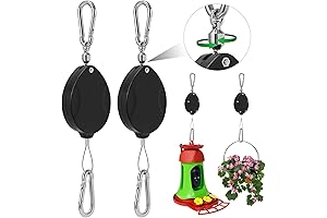 Retractable Hanging Plant Pulley with Heavy-Duty Design