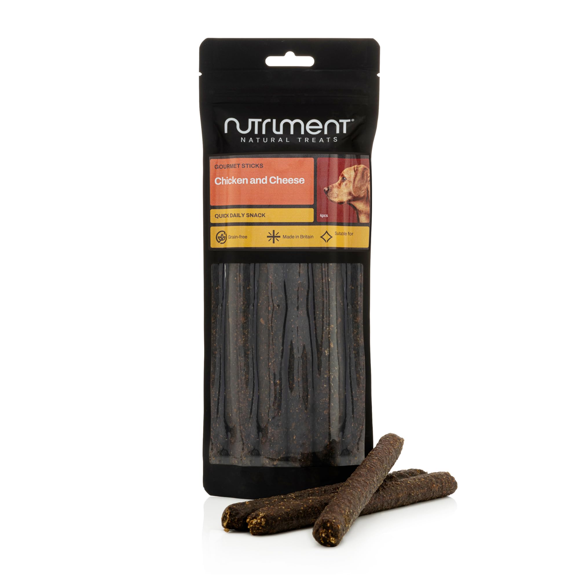 Natural Treats Gourmet Sticks Chicken & Cheese (4pcs) Highly Digestible Grain Free Treats โ image 1