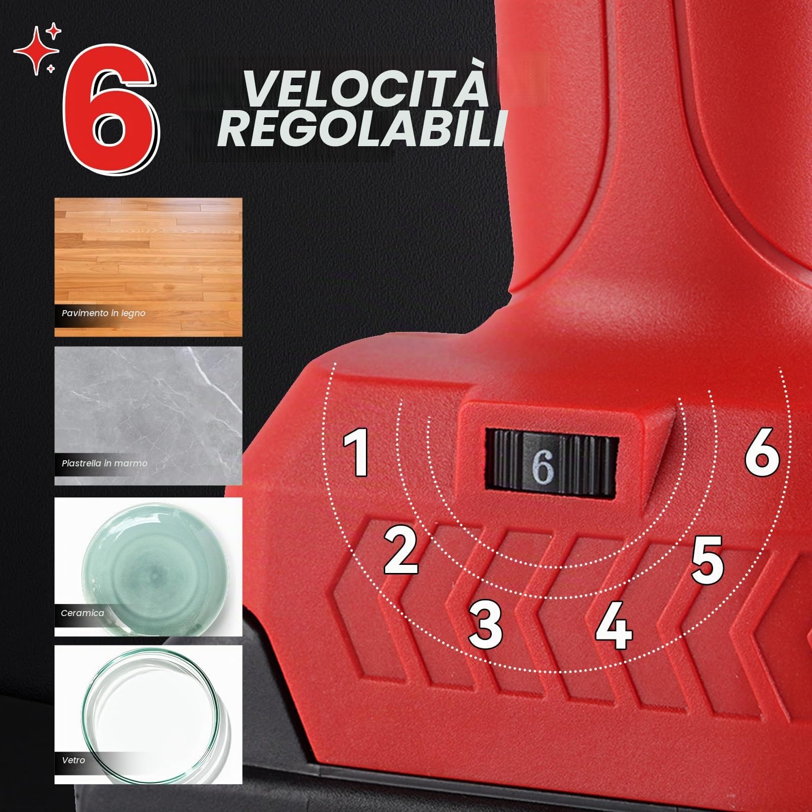ONEVAN Pistola Silicone a Batteria, 310ml/600ml Pistola per Silicone, 6 velocità, Antigoccia, con 2 Batterie da 2.0 Ah, 14 ugelli, Ideale per Calafataggio, Riempimento e Sigillatura