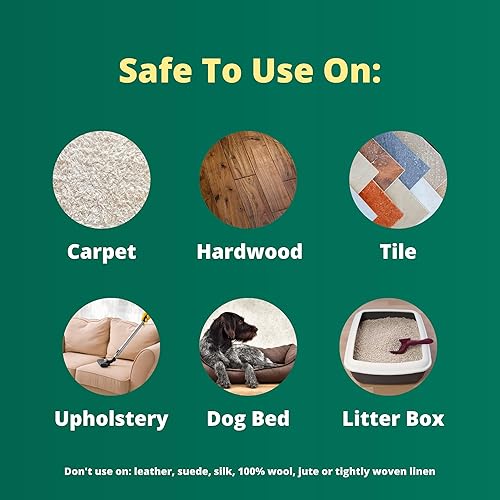 Miniatura 3 de Eliminador enzimático de manchas y olores para mascotas para olores fuertes en el hogar - Limpiador de alfombras para orina de perros y gatos -