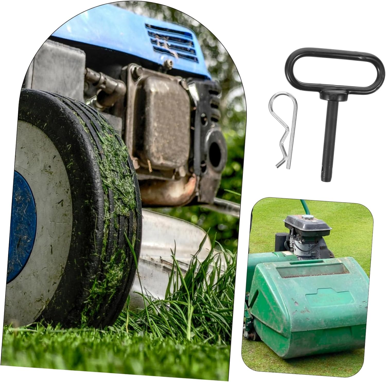 BESPORTBLE 4sets Hitch Pin for Lawn Mower Towing Hook -wear Metal Trailer Hitch Pin Accessory for Outdoor Use Heavy-Duty Design