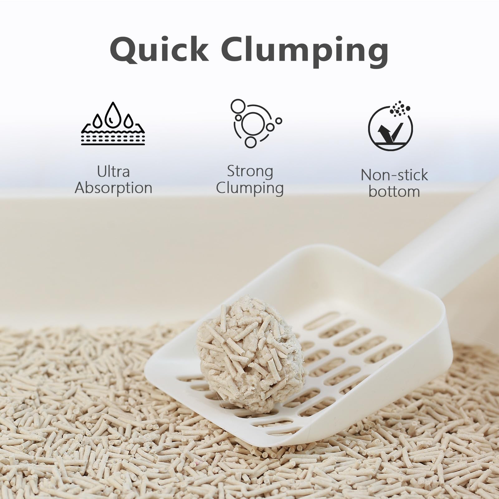Tofu - Arena para gatos fuerte y aglutinante, ultra absorbente, control de olores, desechable, bajo seguimiento, sin polvo, pellets ecológicos de 12 libras (2 paquetes/sabor original)